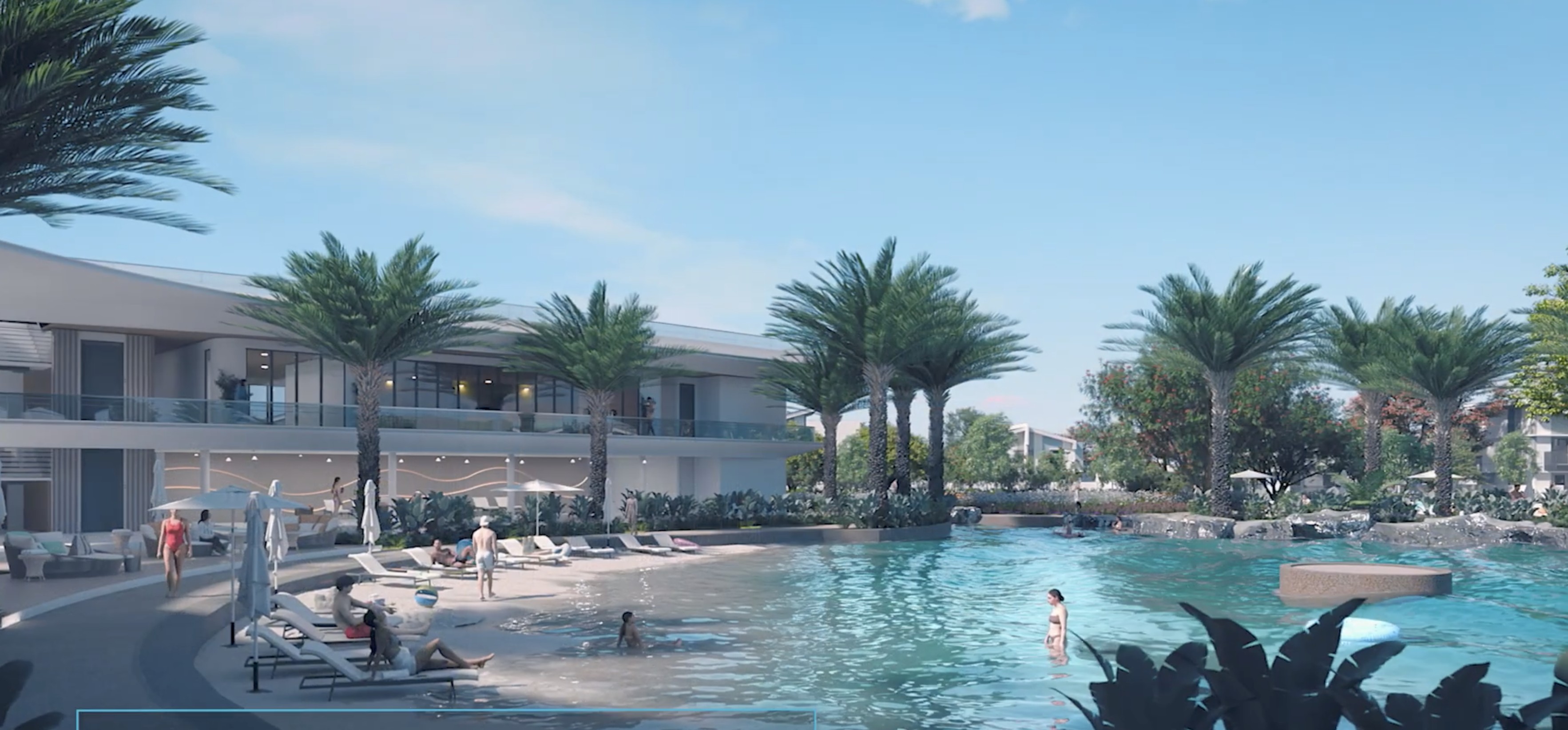 Cerulean Residences Beach Pool Amenities